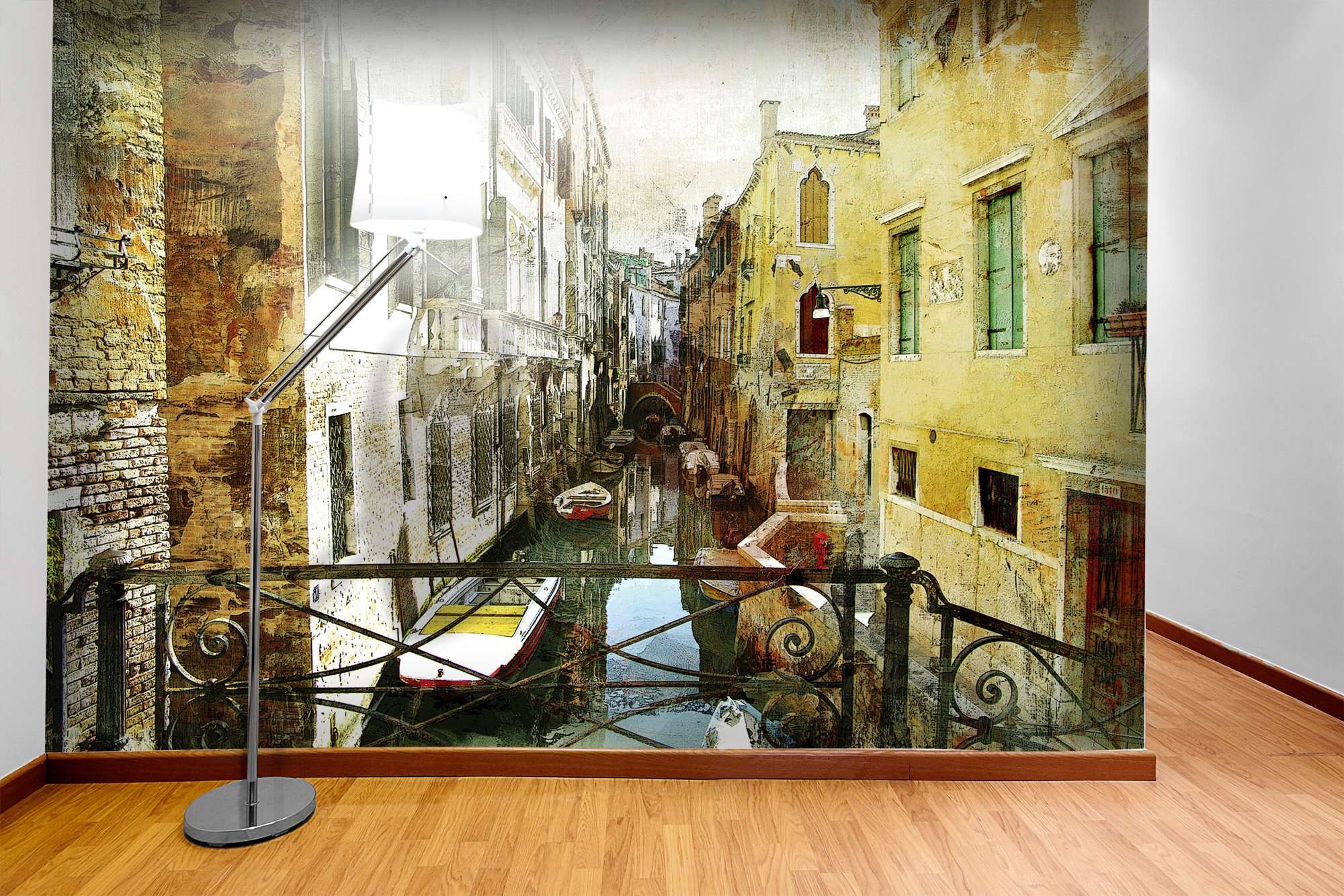 Samolepilne stenske Fototapeta Pictorial Venetian street SW535-Life-decor.si