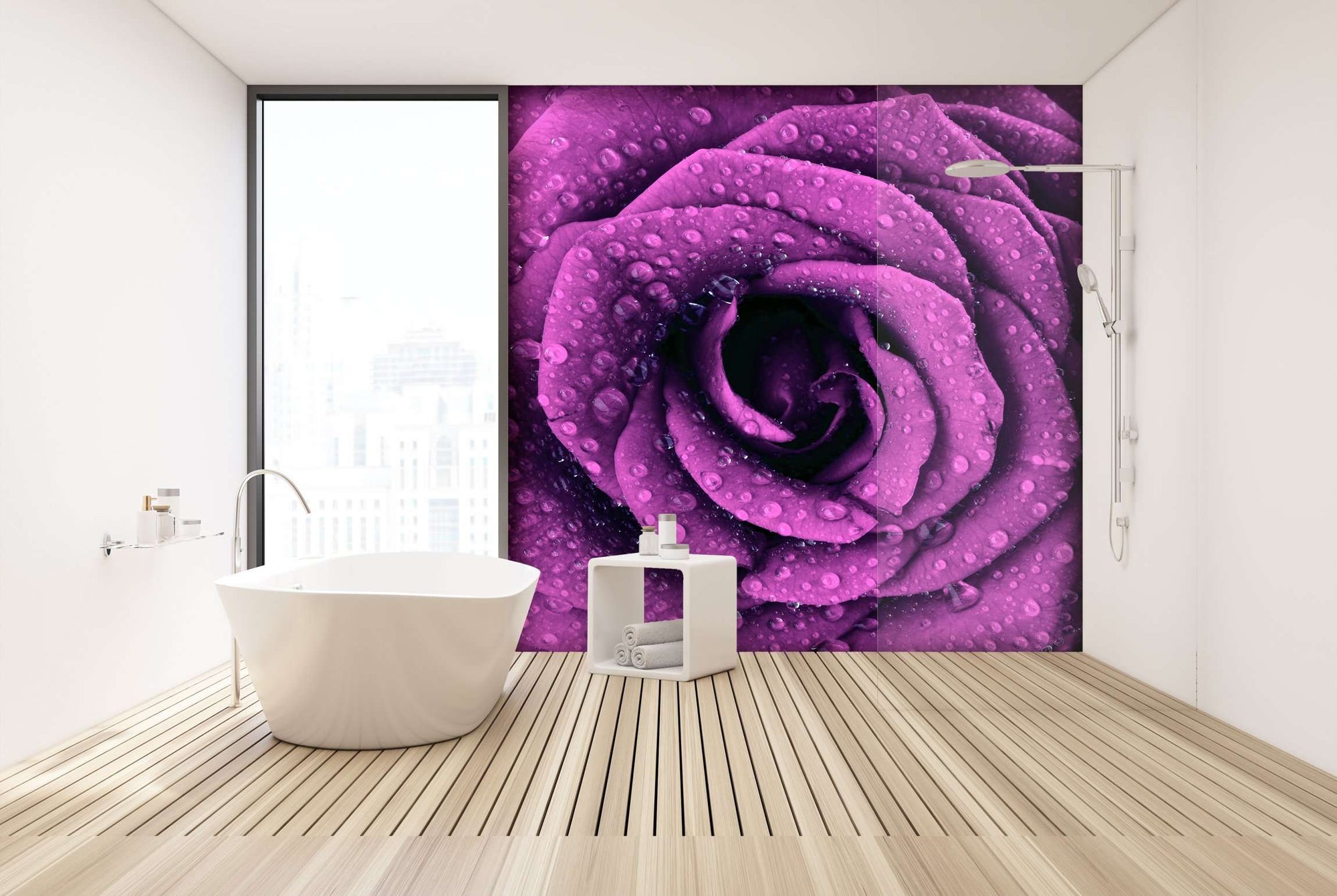 Samolepilne stenske Fototapeta Purple dark rose SW249-Life-decor.si