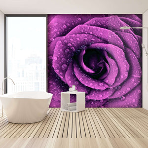 Samolepilne stenske Fototapeta Purple dark rose SW249-Life-decor.si