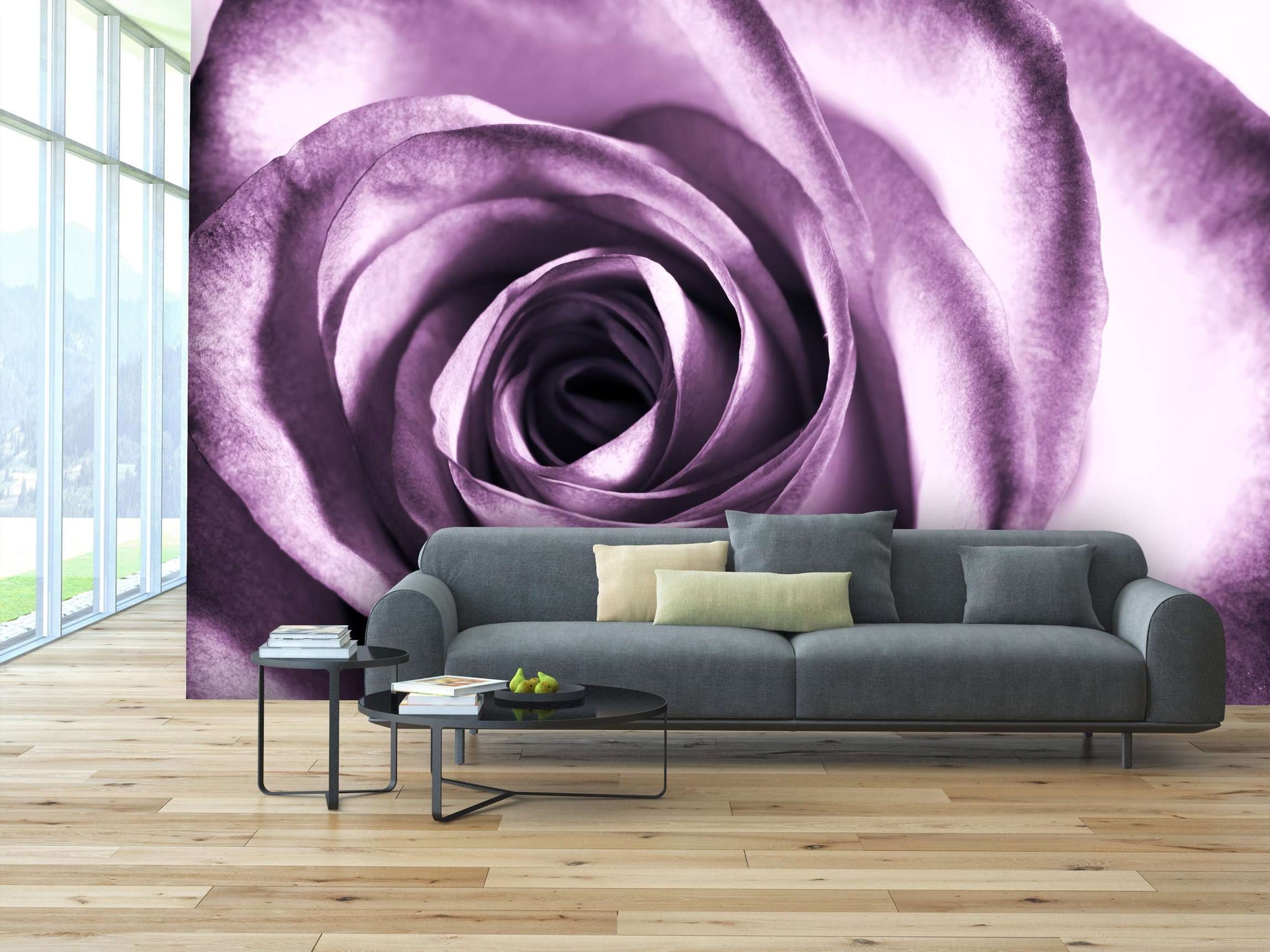 Samolepilne stenske Fototapeta Purple rose SW028-Life-decor.si