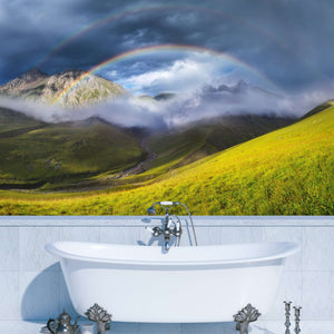 Samolepilne stenske Fototapeta Rainbow in mountain valley SW253-Life-decor.si