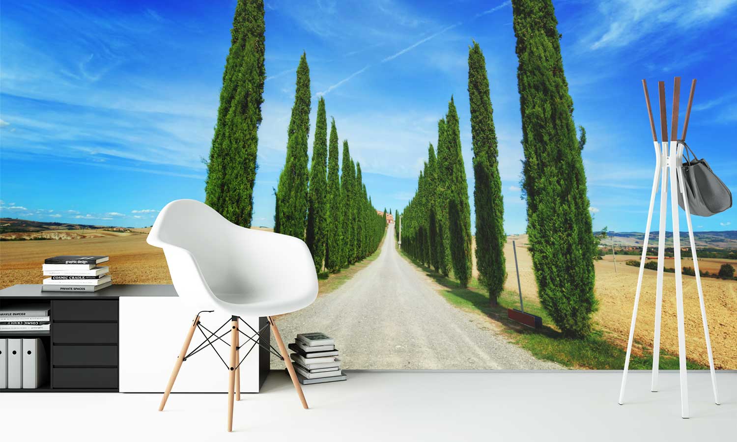 Samolepilne stenske Fototapeta Road in Tuscany - SW514-Life-decor.si