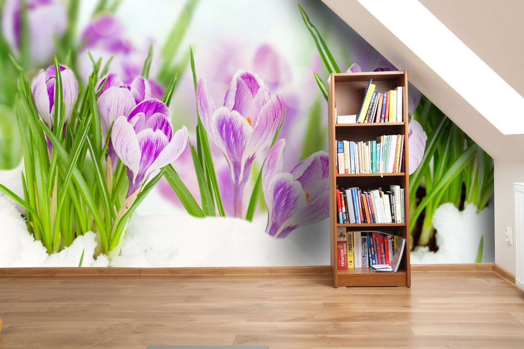 Samolepilne stenske Fototapeta Spring crocuses SW075-Life-decor.si