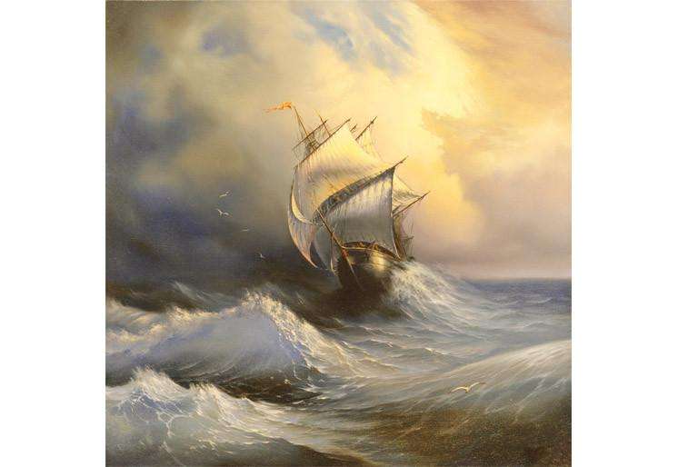 Samolepilne stenske Fototapeta Stormy sea SW188-Life-decor.si