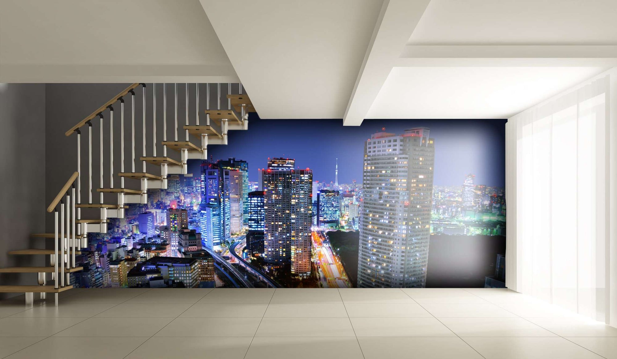 Samolepilne stenske Fototapeta Tokyo Cityscape SW038-Life-decor.si