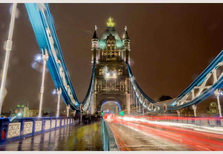 Samolepilne stenske Fototapeta Tower Bridge at Night SW160-Life-decor.si