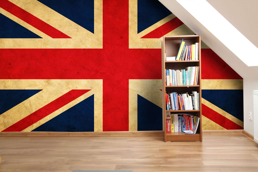 Samolepilne stenske Fototapeta UK grunge flag SW136-Life-decor.si