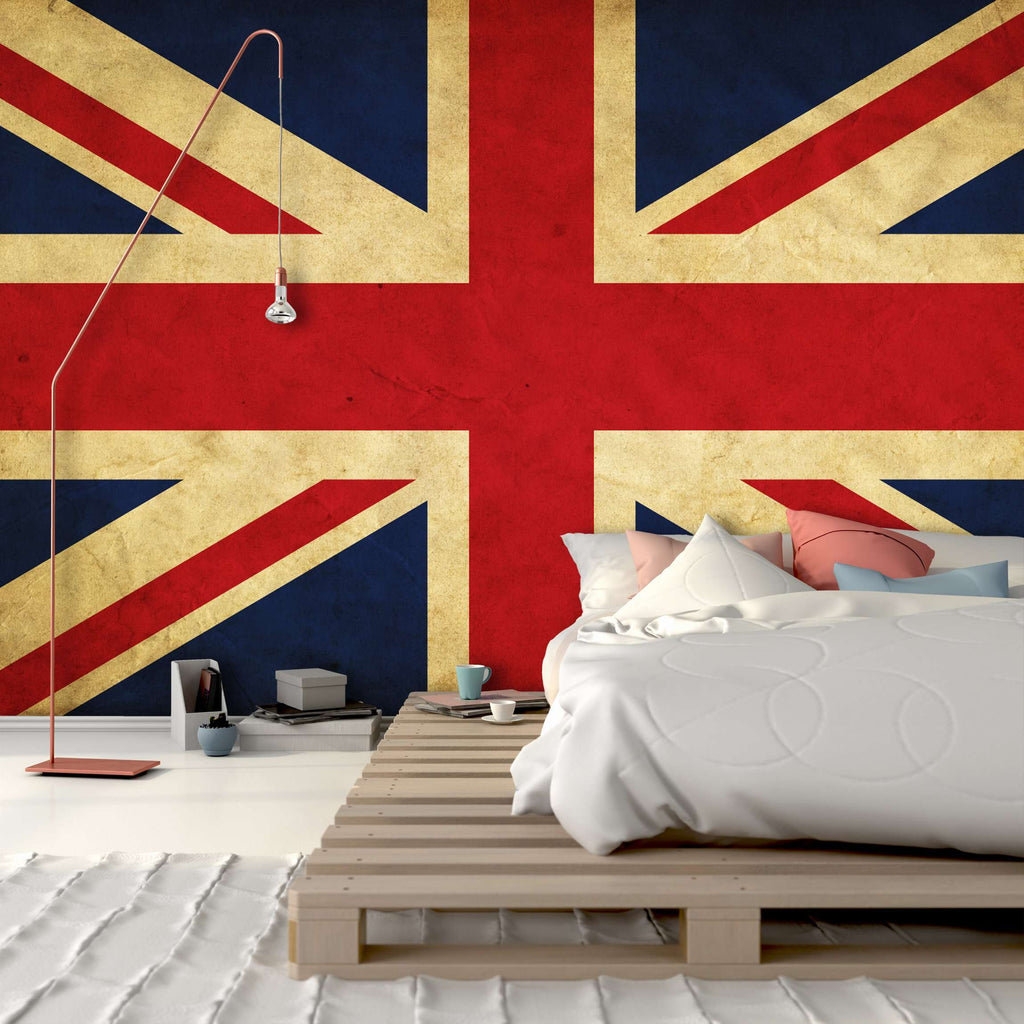 Samolepilne stenske Fototapeta UK grunge flag SW136-Life-decor.si