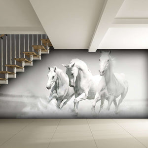 Samolepilne stenske Fototapeta White horses SW020-Life-decor.si