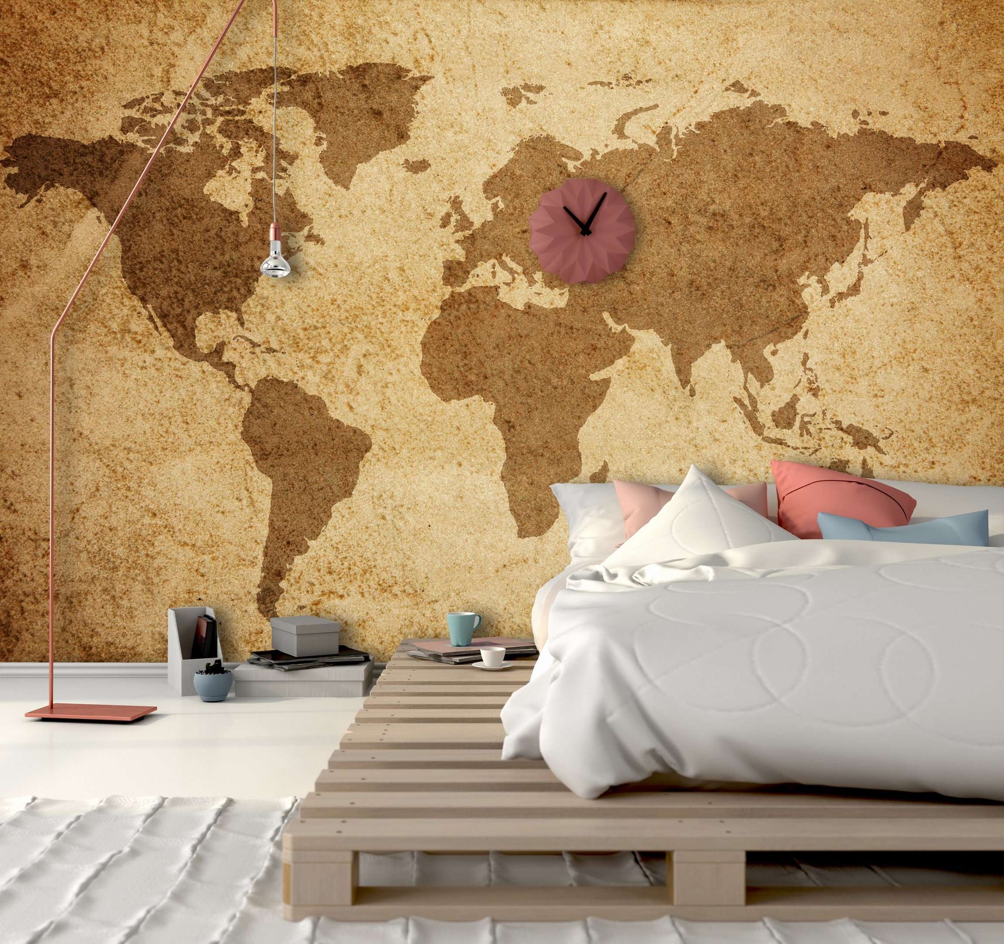 Samolepilne stenske Fototapeta World map texture SW149-Life-decor.si