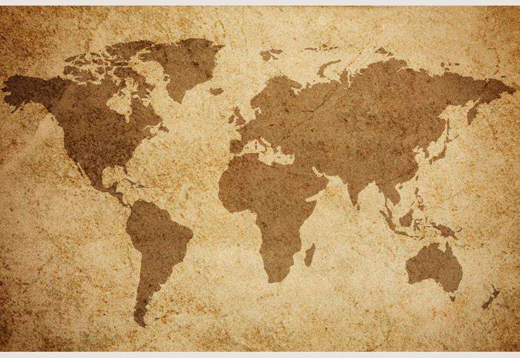 Samolepilne stenske Fototapeta World map texture SW149-Life-decor.si