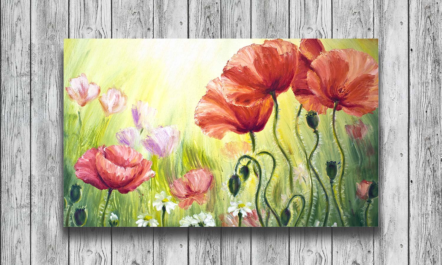 Slika za na steno Poppies in the morning - AP147-Life-decor.si