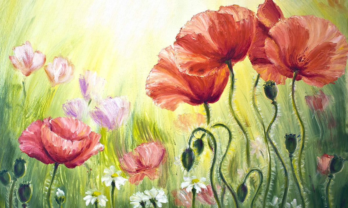 Slika za na steno Poppies in the morning - AP147-Life-decor.si