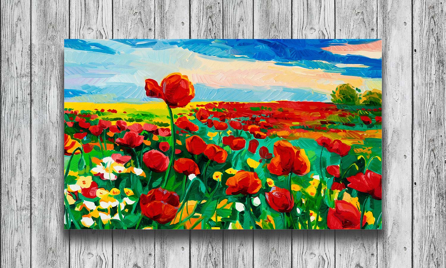 Slika za na steno Poppy fields - AP144-Life-decor.si