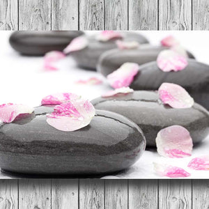 Slika za na steno Spa Stones With Rose Petals - AP189-Life-decor.si