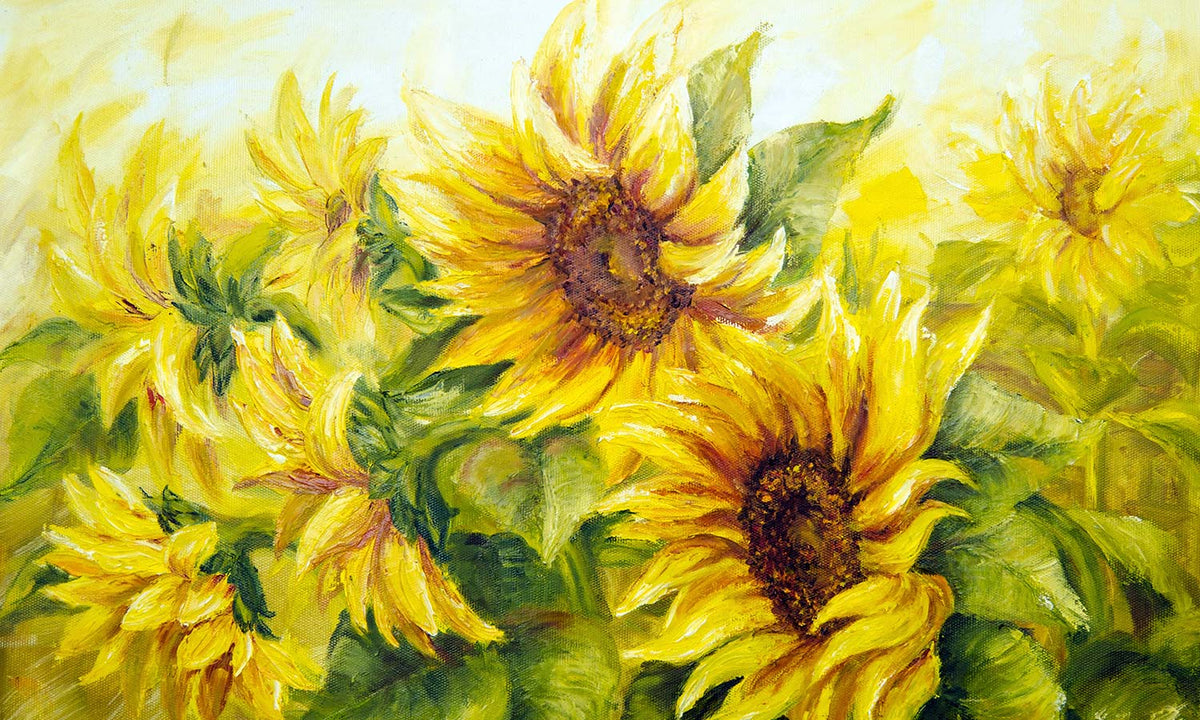 Slika za na steno Sunny Sunflowers - AP159-Life-decor.si