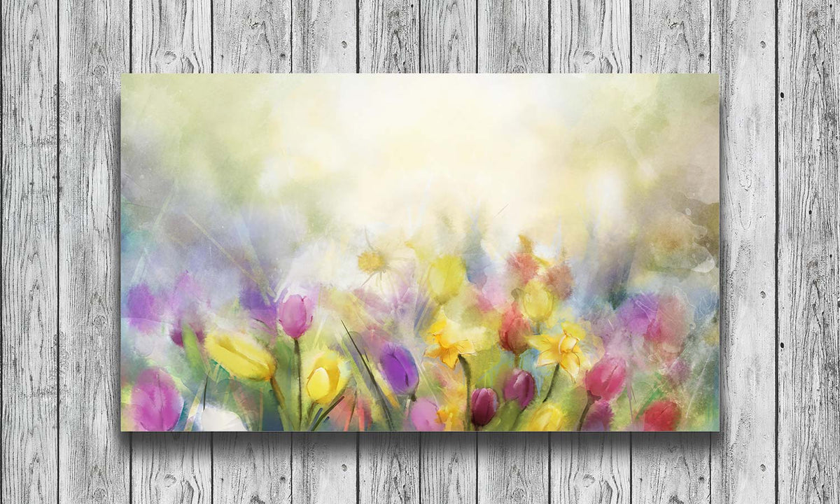 Slika za na steno Watercolor flowers - AP152-Life-decor.si