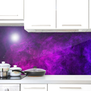 Stakla za kuhinje Beautiful universe - PVC plošče / Pleksi steklo - s tiskom za kuhinjo, Zidne obloge PKU270-Life-decor.si