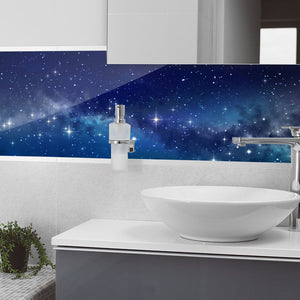 Stakla za kuhinje Deep space - PVC plošče / Pleksi steklo - s tiskom za kuhinjo, Zidne obloge PKU263-Life-decor.si