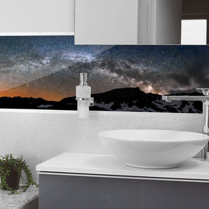 Stakla za kuhinje Milky Way stars panorama - PVC plošče / Pleksi steklo - s tiskom za kuhinjo, Zidne obloge PKU264-Life-decor.si