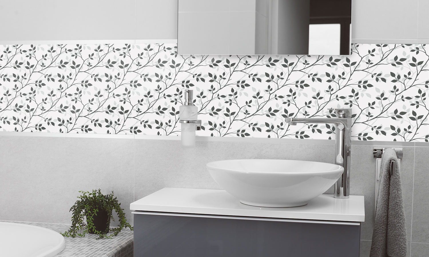 Stakla za kuhinje Pattern seamless - PVC plošče / Pleksi steklo - s tiskom za kuhinjo, Zidne obloge PKU342-Life-decor.si