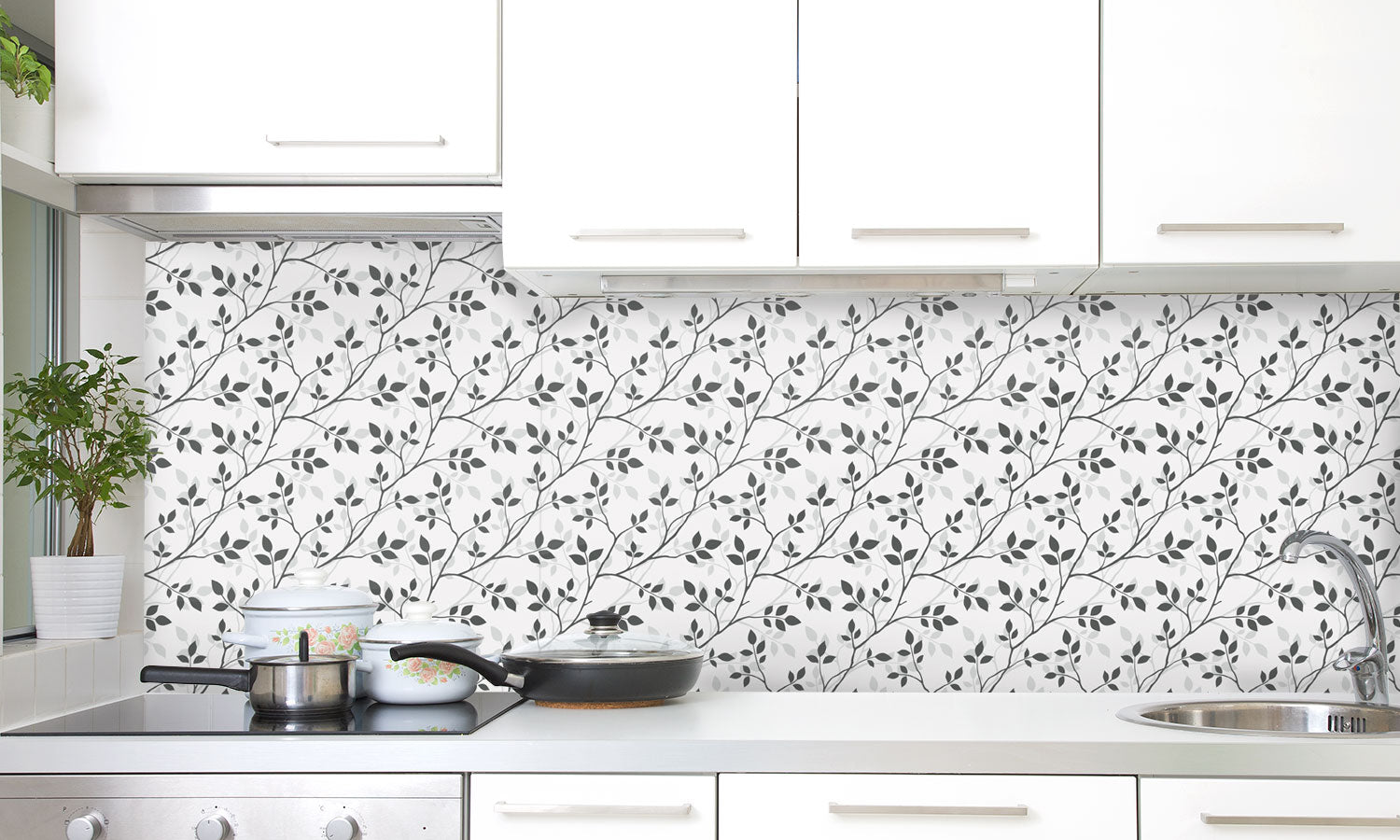 Stakla za kuhinje Pattern seamless - PVC plošče / Pleksi steklo - s tiskom za kuhinjo, Zidne obloge PKU342-Life-decor.si