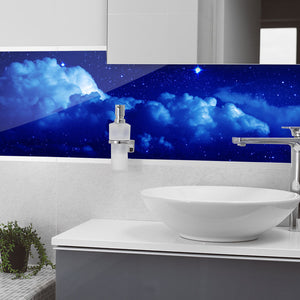 Stakla za kuhinje Starry sky - PVC plošče / Pleksi steklo - s tiskom za kuhinjo, Zidne obloge PKU273-Life-decor.si