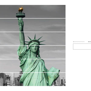 Statue of Liberty - Nalepke za stopnice NS016-Life-decor.si