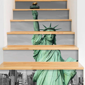 Statue of Liberty - Nalepke za stopnice NS016-Life-decor.si