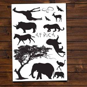 Stenske nalepke Africa - M28-Life-decor.si