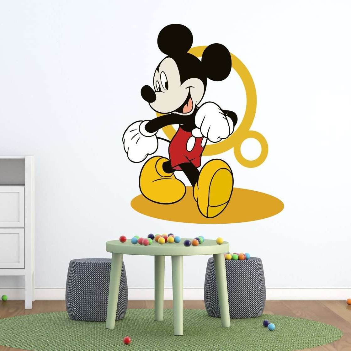 Stenske nalepke Kids Room Mickey Mouse - KD28-Life-decor.si