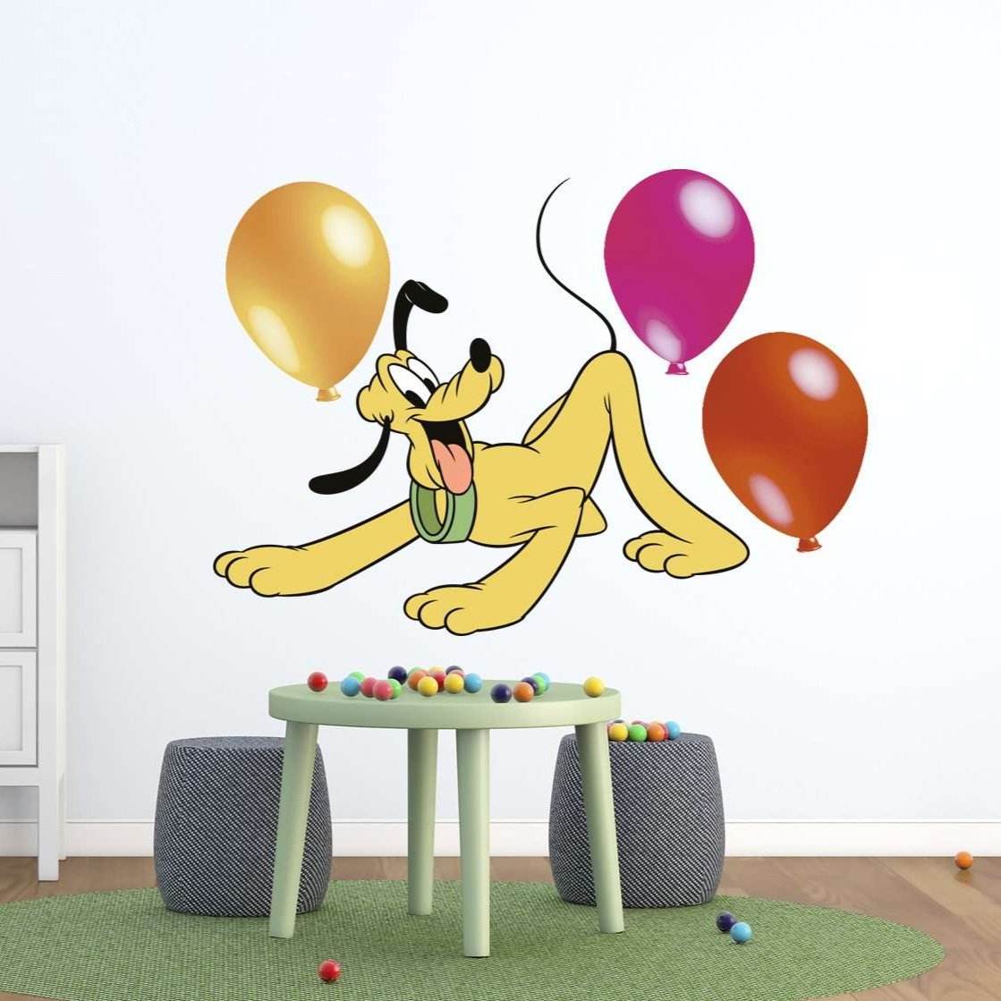 Stenske nalepke Kids Room Pluto - KD34-Life-decor.si