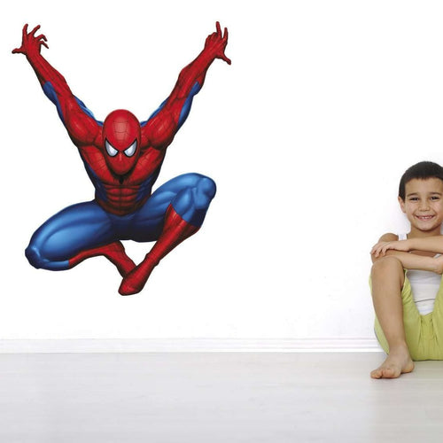 Stenske nalepke Spider-Man za otroško sobo za dekoracijo stene