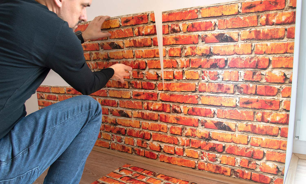 Stenske obloge iz rdeče opeke - WA001-Life-decor.si