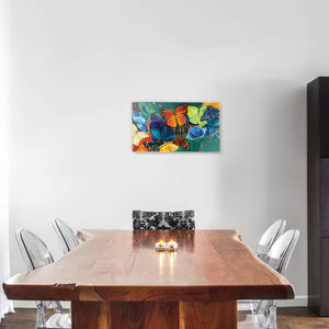 Stenske poslikave colorful butterfly - AP046-Life-decor.si