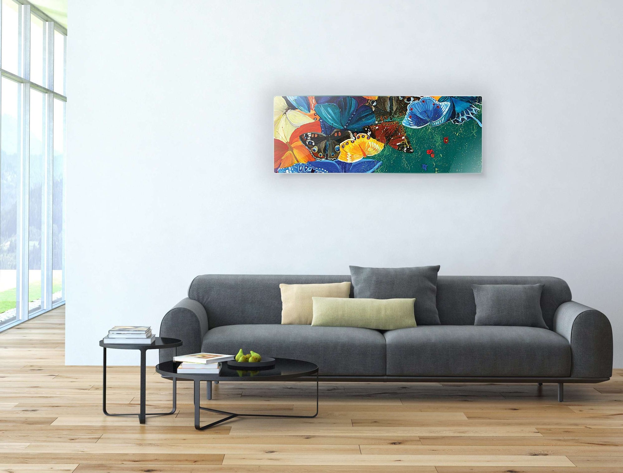 Stenske poslikave colorful butterfly - AP046-Life-decor.si