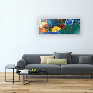 Stenske poslikave colorful butterfly - AP046-Life-decor.si