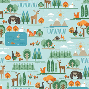 Stenske poslikave forest hierarchy - AP068-Life-decor.si