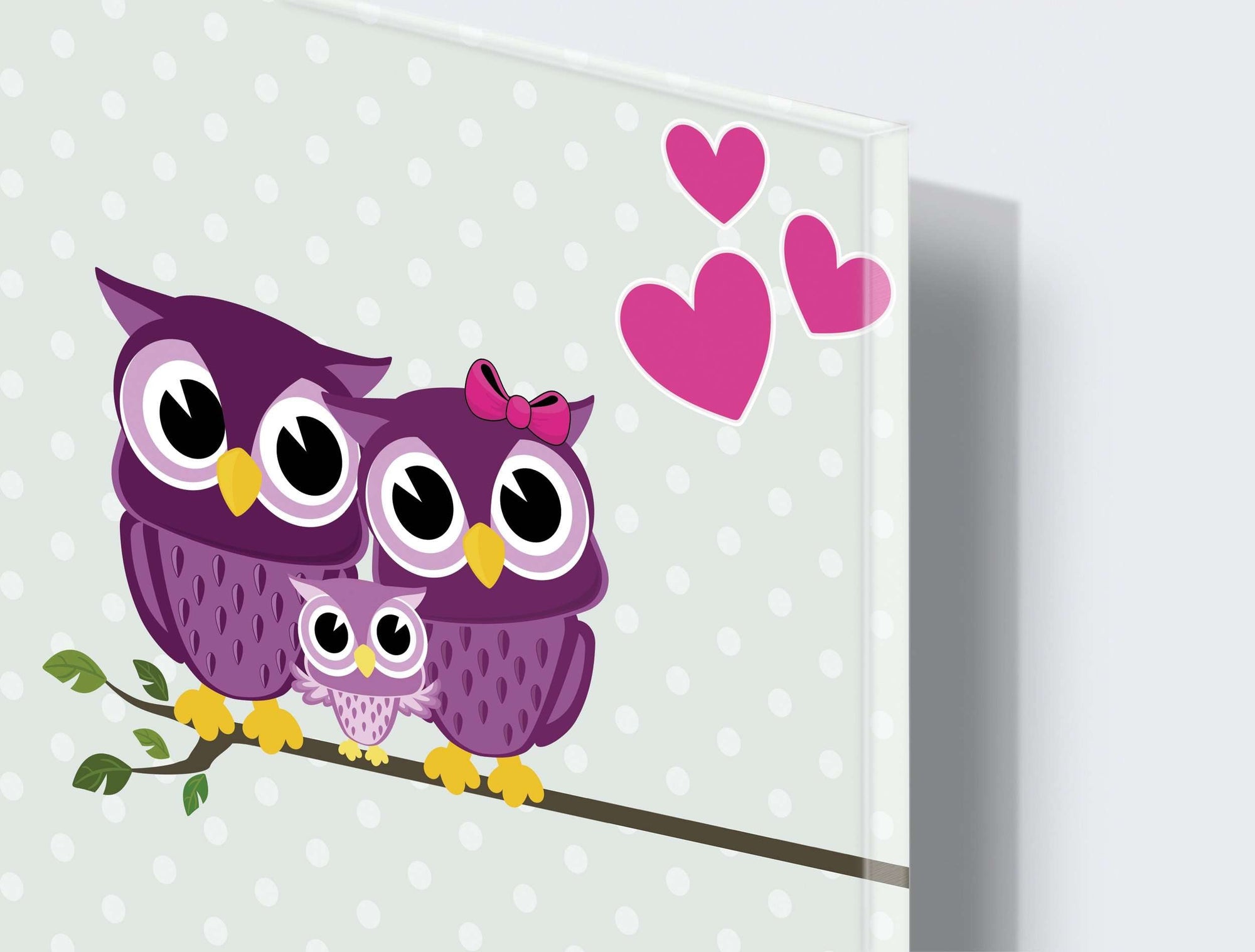 Stenske poslikave Happy owls - AP075-Life-decor.si