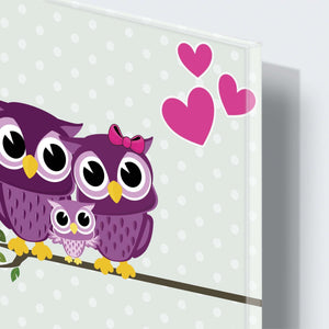 Stenske poslikave Happy owls - AP075-Life-decor.si