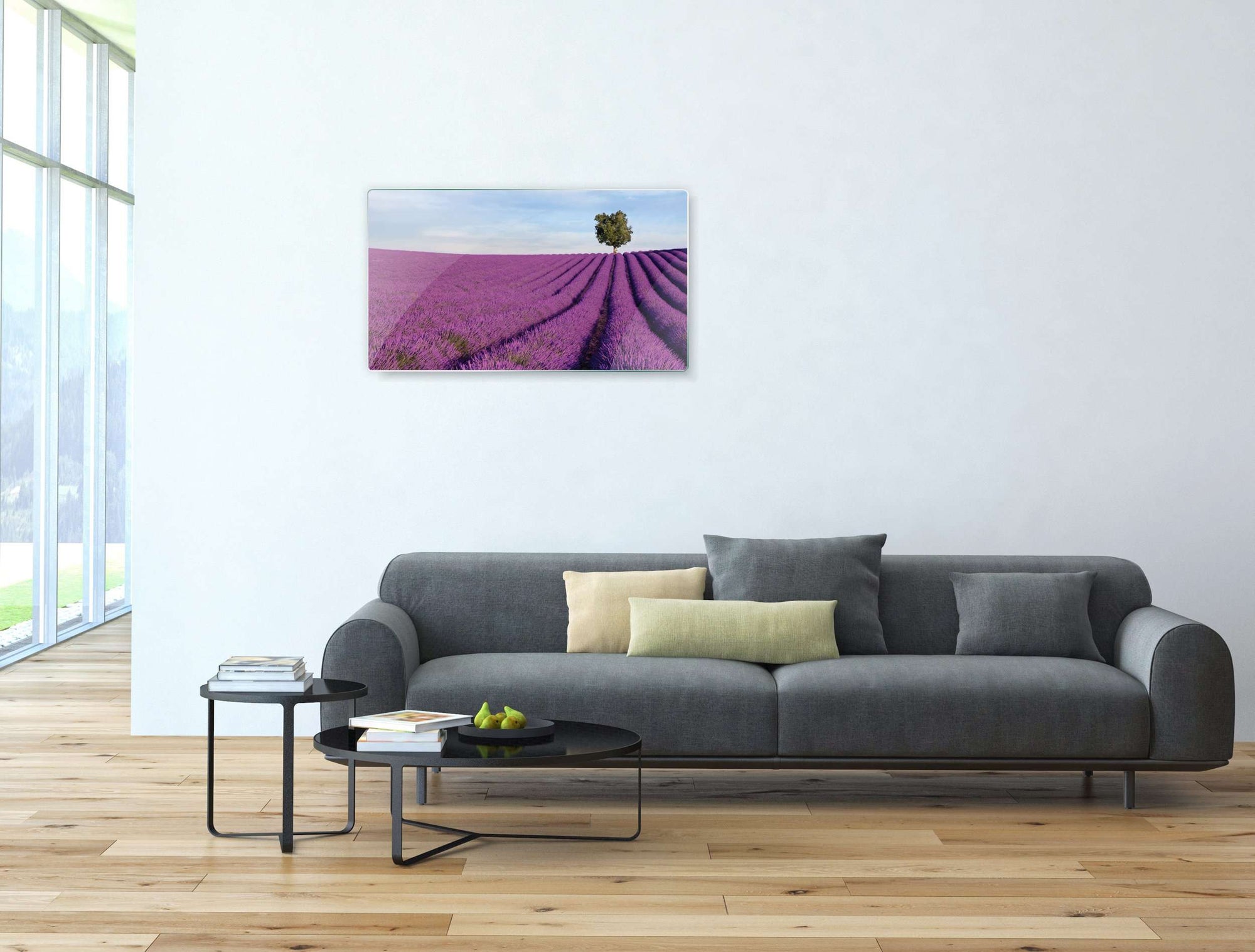 Stenske poslikave Lavanda field - AP053-Life-decor.si