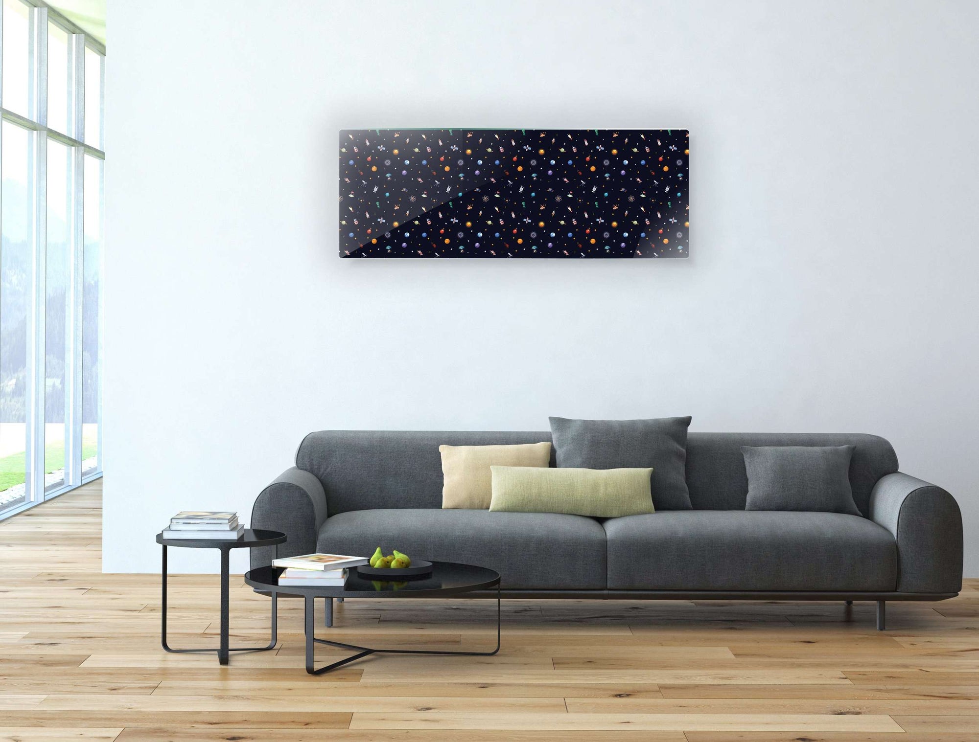 Stenske poslikave space crowd - AP065-Life-decor.si