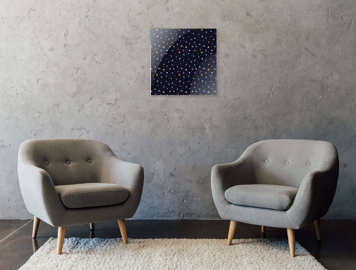 Stenske poslikave space crowd - AP065-Life-decor.si