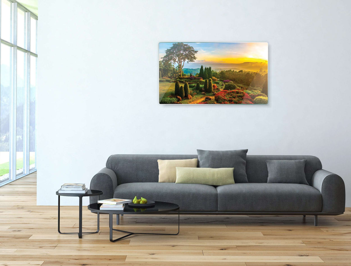 Stenske poslikave Sunrise in a park - AP020-Life-decor.si