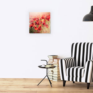 Stenske poslikave Tuscan red poppies - AP089-Life-decor.si