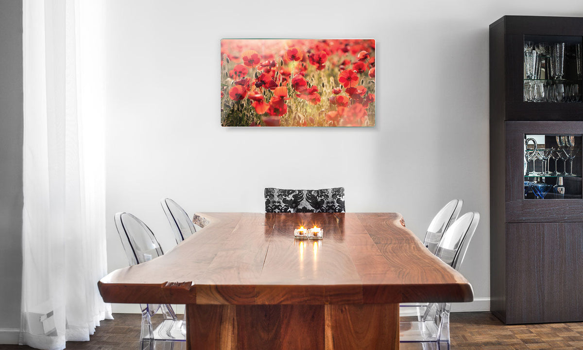 Stenske poslikave Tuscan red poppies - AP089-Life-decor.si