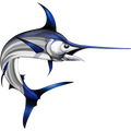 Swordfish nalepke, samolepilne - AUR106-Life-decor.si