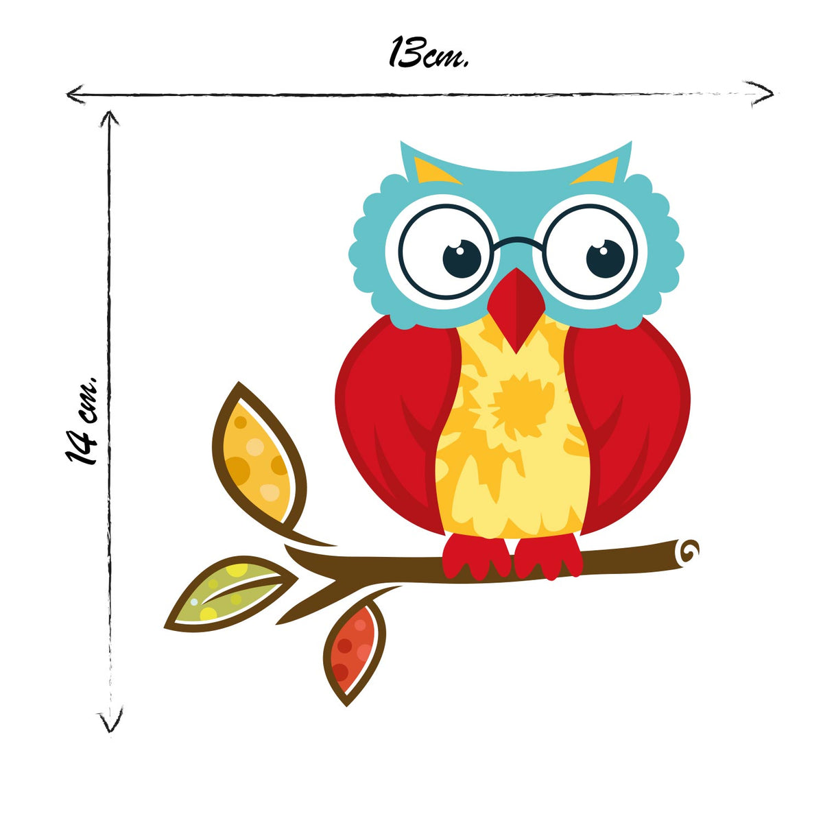 Stenske nalepke  Sove, Owl - DWS008