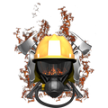 Wildfire nalepka. AUR043-Life-decor.si