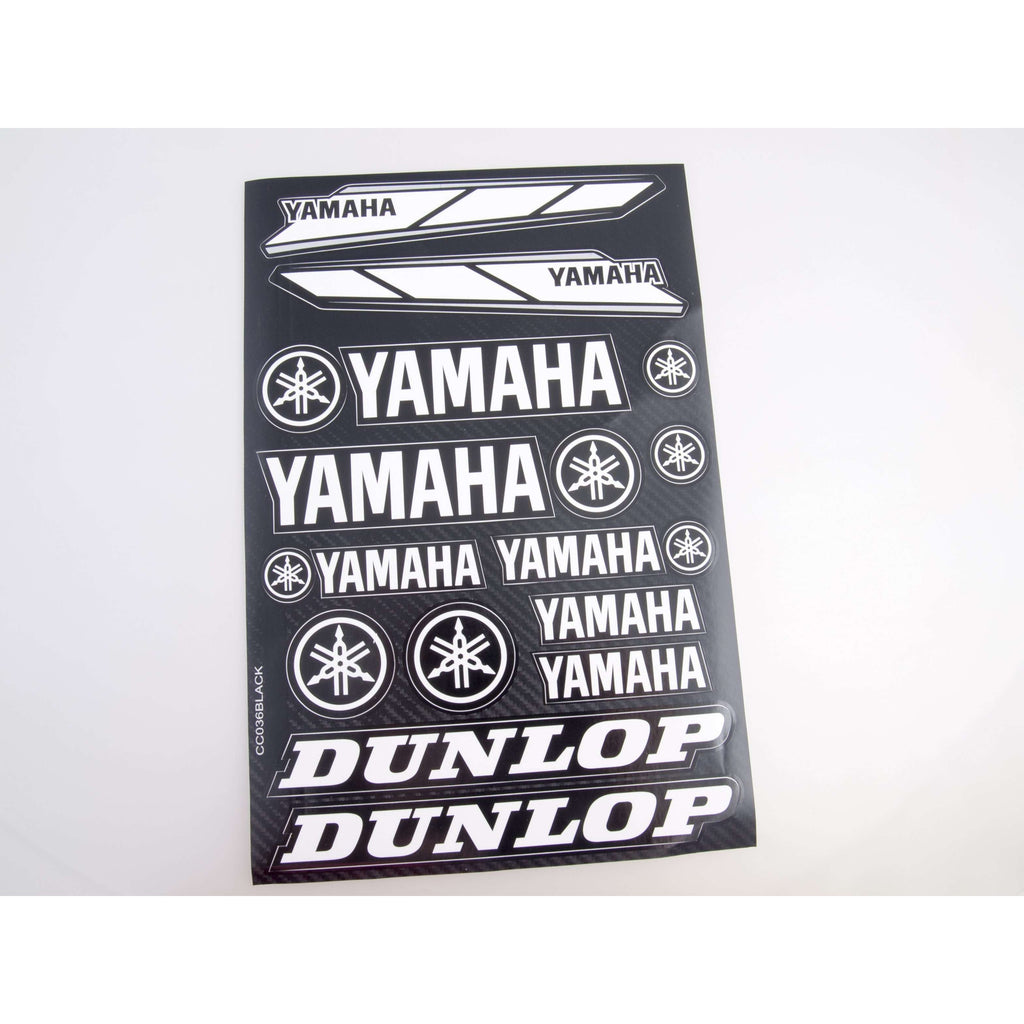 Yamaha bele nalepke za motorje - CC036W-Life-decor.si
